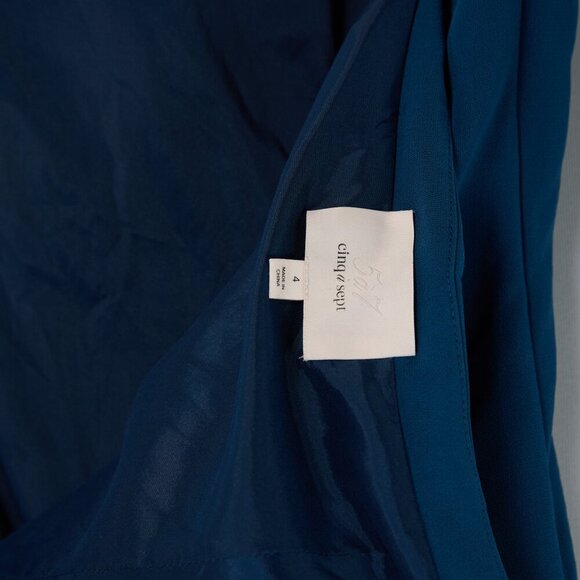 CINQ A SEPT dress Tansy Strapless Ruffle Cocktail - Picture 7 of 12